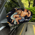 Watercolor Aquarius Zodiac Sign Print Car Side Mirror Covers