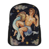 Watercolor Aquarius Zodiac Sign Print Casual Backpack