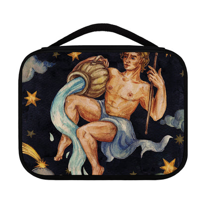 Watercolor Aquarius Zodiac Sign Print Classic Bible Case