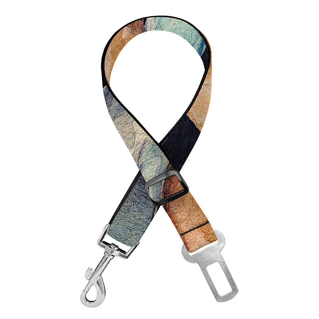 Watercolor Aquarius Zodiac Sign Print Dog Seat Belt