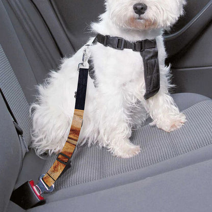 Watercolor Aquarius Zodiac Sign Print Dog Seat Belt