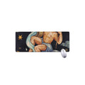 Watercolor Aquarius Zodiac Sign Print Extended Mouse Pad