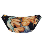 Watercolor Aquarius Zodiac Sign Print Fanny Pack