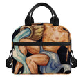 Watercolor Aquarius Zodiac Sign Print Insulated Lunch Bag