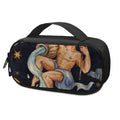 Watercolor Aquarius Zodiac Sign Print Portable Cooler Travel Case