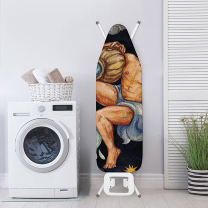 Watercolor Aquarius Zodiac Sign Print Ironing Board Cover