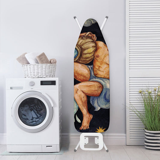 Watercolor Aquarius Zodiac Sign Print Ironing Board Cover