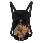 Watercolor Aquarius Zodiac Sign Print Pet Carrier Backpack