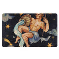 Watercolor Aquarius Zodiac Sign Print Polyester Doormat