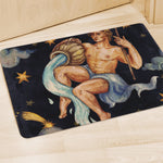 Watercolor Aquarius Zodiac Sign Print Polyester Doormat