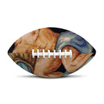 Watercolor Aquarius Zodiac Sign Print Rugby Ball