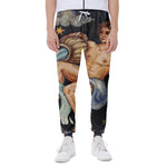 Watercolor Aquarius Zodiac Sign Print Scuba Joggers