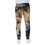 Watercolor Aquarius Zodiac Sign Print Scuba Joggers