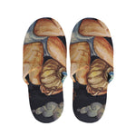 Watercolor Aquarius Zodiac Sign Print Slippers