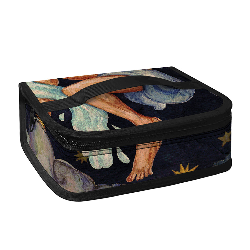 Watercolor Aquarius Zodiac Sign Print Small Lunch Bag