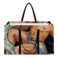 Watercolor Aquarius Zodiac Sign Print Utility Tote Bag
