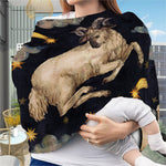 Watercolor Aries Zodiac Sign Print Baby Seat Cover