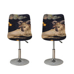 Watercolor Aries Zodiac Sign Print Bar Stool Covers