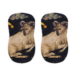 Watercolor Aries Zodiac Sign Print Bar Stool Covers