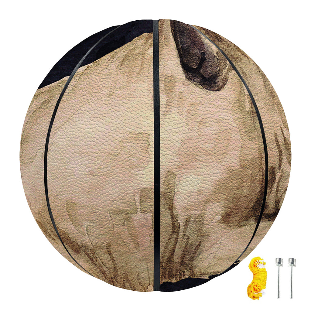 Watercolor Aries Zodiac Sign Print Basketball