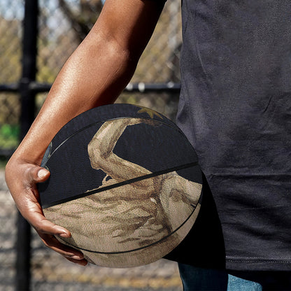 Watercolor Aries Zodiac Sign Print Basketball