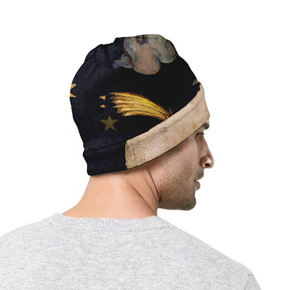 Watercolor Aries Zodiac Sign Print Beanie
