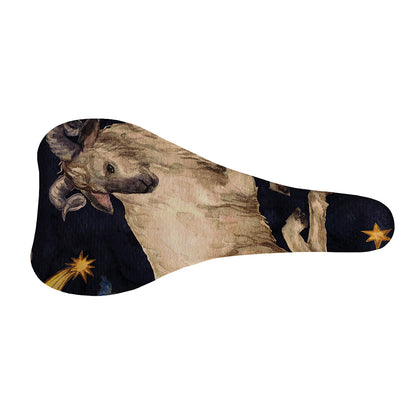 Watercolor Aries Zodiac Sign Print Bicycle Seat Cover
