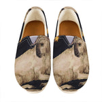 Watercolor Aries Zodiac Sign Print Casual Shoes