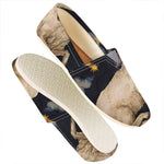 Watercolor Aries Zodiac Sign Print Casual Shoes