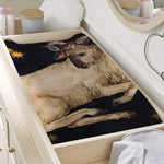 Watercolor Aries Zodiac Sign Print Changing Pad Cover