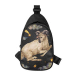 Watercolor Aries Zodiac Sign Print Chest Bag