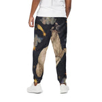 Watercolor Aries Zodiac Sign Print Cotton Pants
