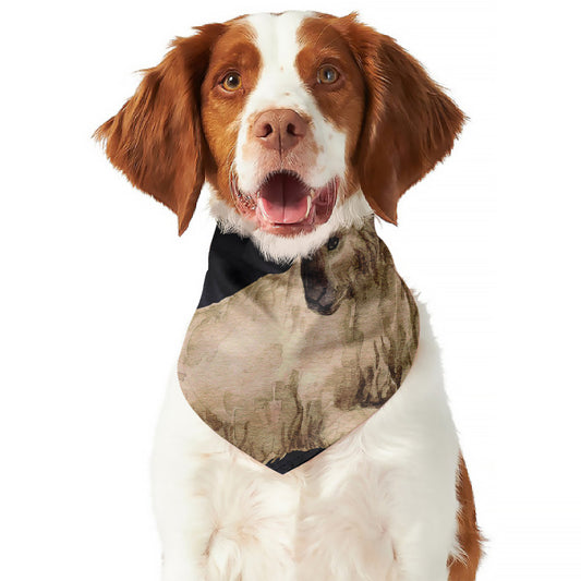 Watercolor Aries Zodiac Sign Print Dog Bandana