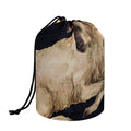 Watercolor Aries Zodiac Sign Print Drawstring Makeup Bag