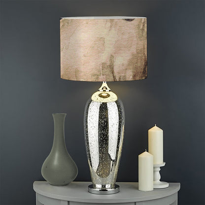 Watercolor Aries Zodiac Sign Print Drum Lamp Shade