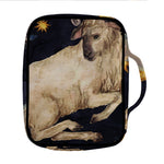 Watercolor Aries Zodiac Sign Print Front Pocket Bible Bag