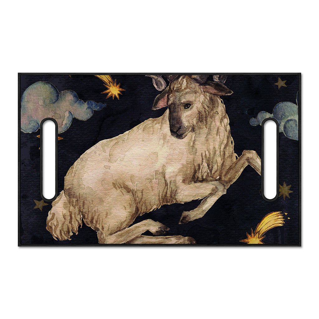 Watercolor Aries Zodiac Sign Print Golf Cart Seat Cover