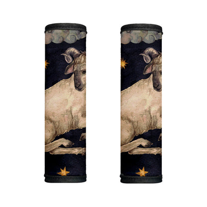 Watercolor Aries Zodiac Sign Print Handle Covers