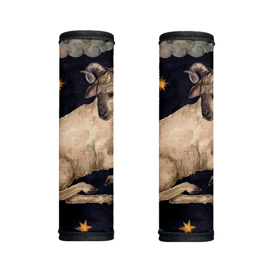 Watercolor Aries Zodiac Sign Print Handle Covers