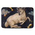 Watercolor Aries Zodiac Sign Print Indoor Door Mat