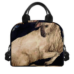 Watercolor Aries Zodiac Sign Print Insulated Lunch Bag