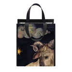 Watercolor Aries Zodiac Sign Print Insulated Lunch Tote