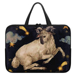 Watercolor Aries Zodiac Sign Print Laptop Sleeve With Handle