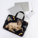 Watercolor Aries Zodiac Sign Print Laptop Sleeve With Handle