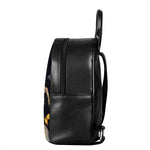 Watercolor Aries Zodiac Sign Print Leather Backpack