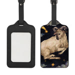 Watercolor Aries Zodiac Sign Print Luggage Tag