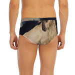 Watercolor Aries Zodiac Sign Print Men's Briefs