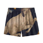 Watercolor Aries Zodiac Sign Print Mesh Shorts