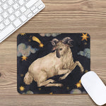 Watercolor Aries Zodiac Sign Print Mouse Pad