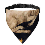 Watercolor Aries Zodiac Sign Print Over The Collar Dog Bandana
